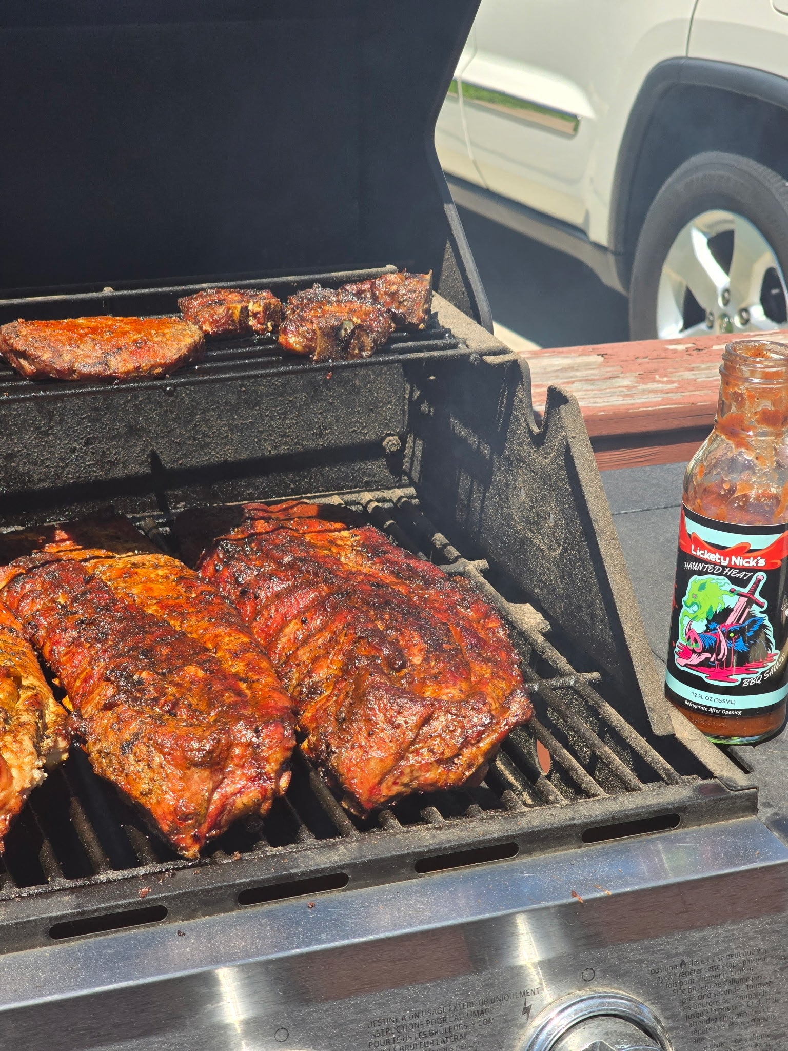 Haunted Heat BBQ Sauce, Sweet, smoky BBQ… then the heat haunts you
