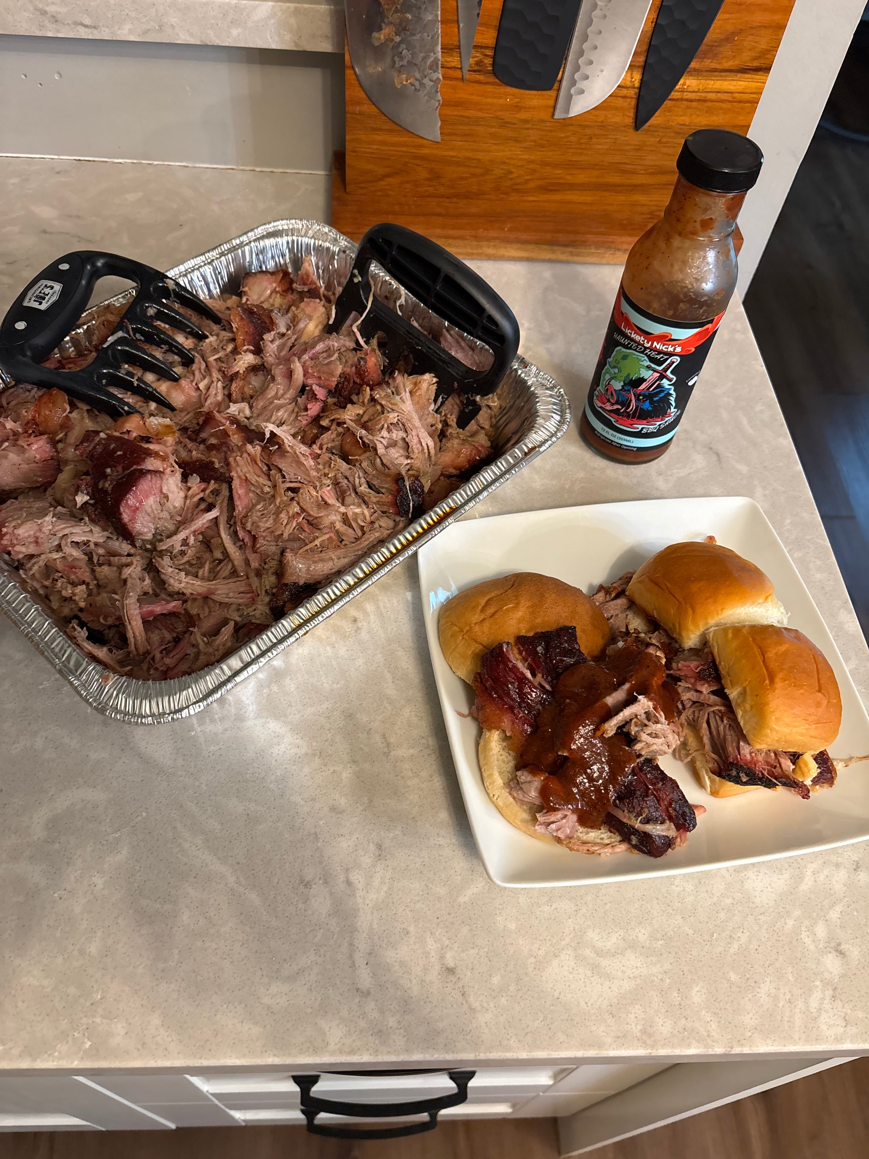 Haunted Heat BBQ Sauce, Sweet, smoky BBQ… then the heat haunts you