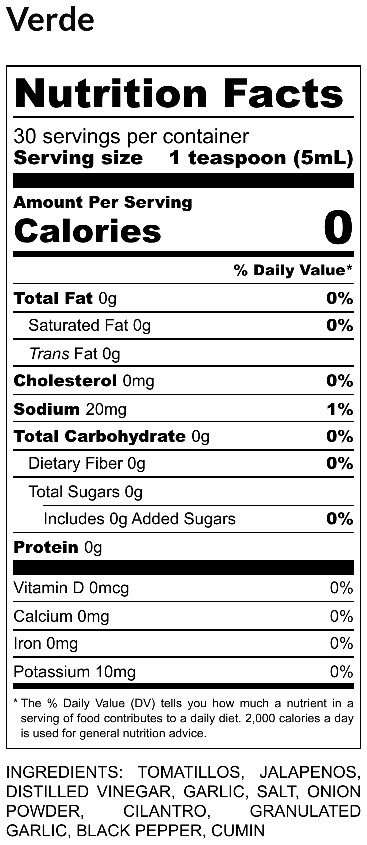 Roasted Tomatillo & Jalapeno Hot Sauce