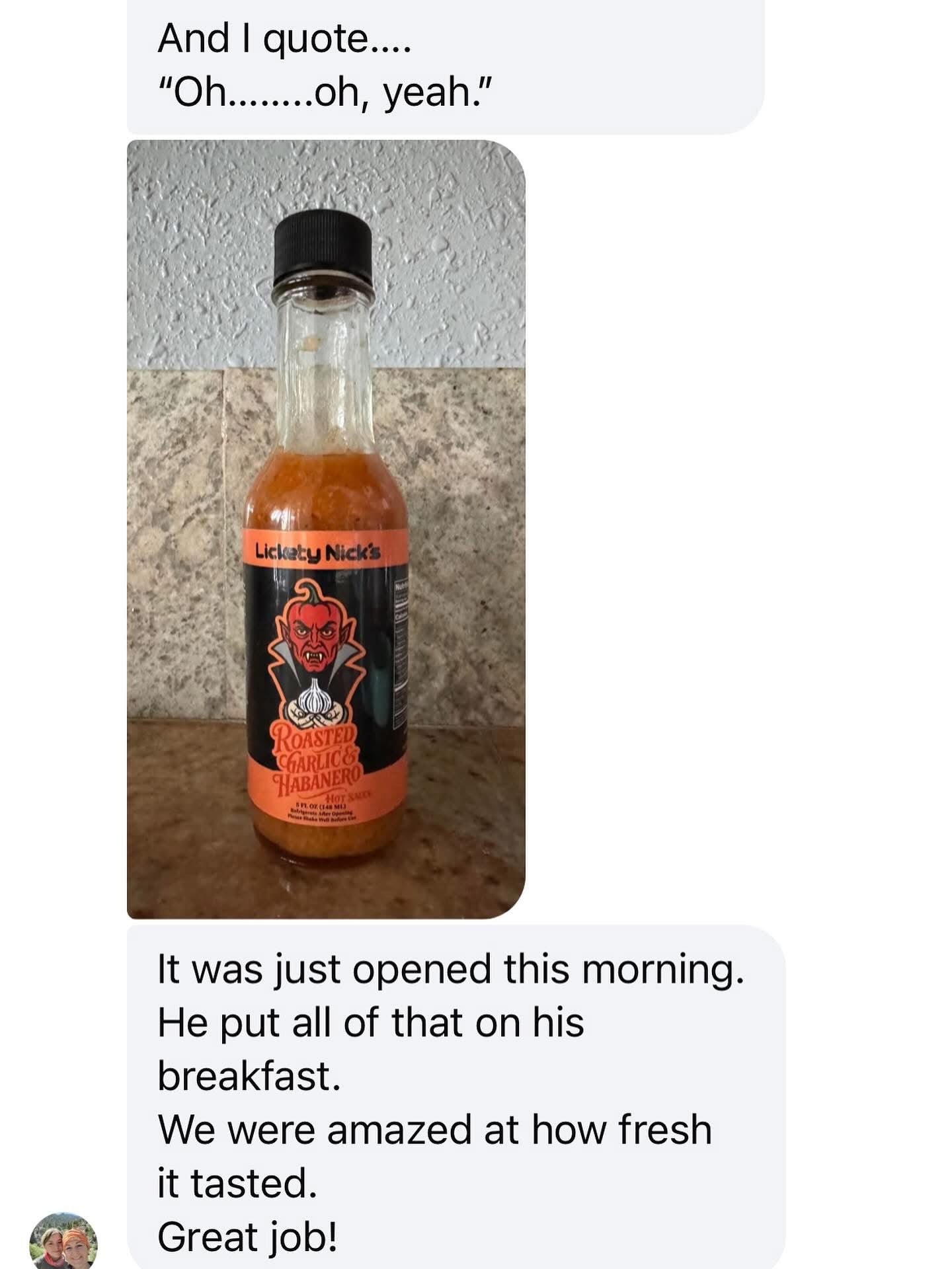 Roasted Garlic & Habanero Hot Sauce