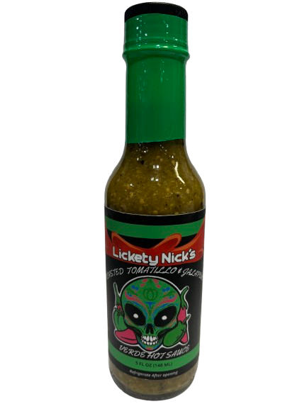 Roasted Tomatillo & Jalapeno Hot Sauce