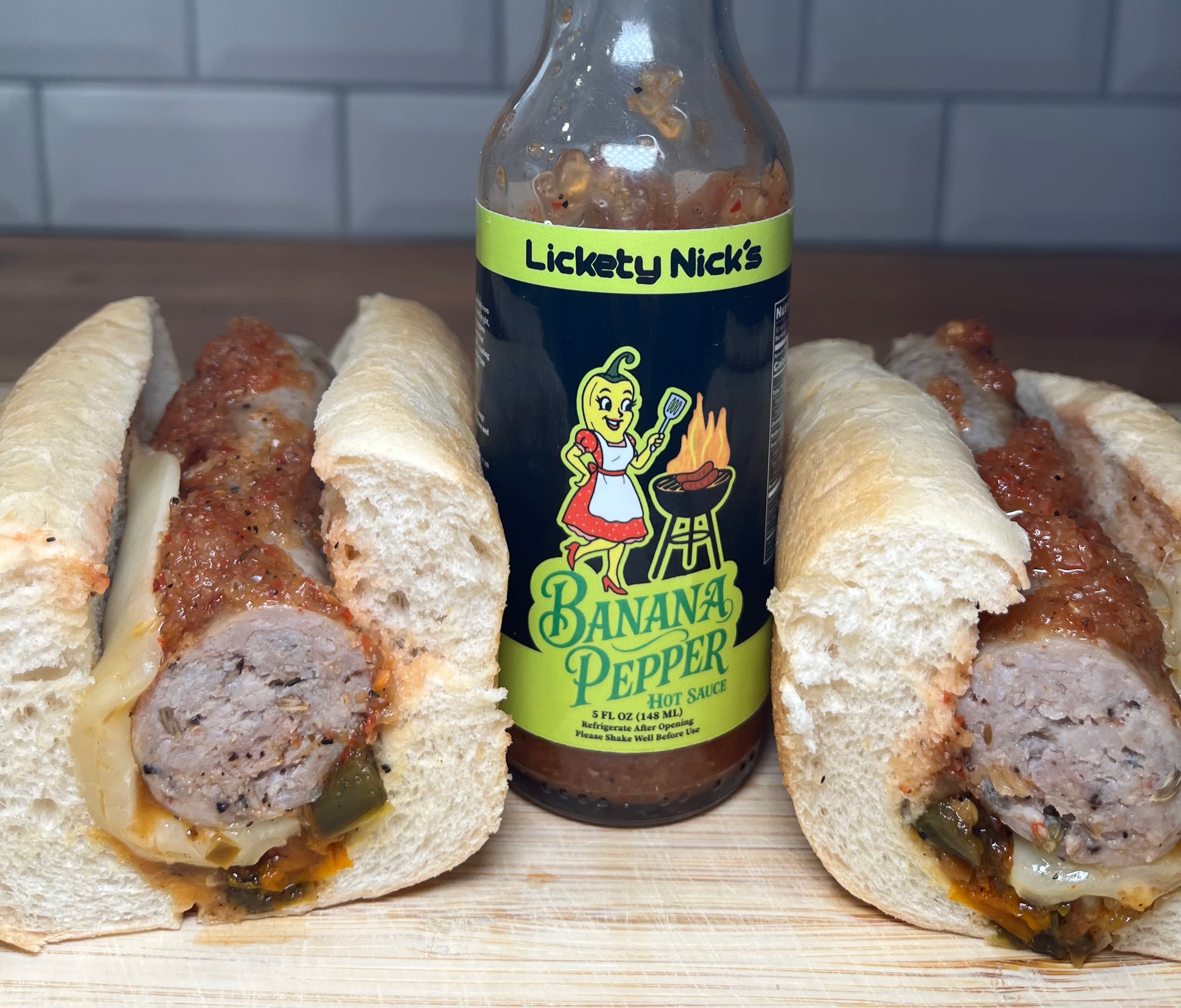 Banana Pepper Sauce – Mild, Tangy & Perfect for Pizza, Sausage & Sandwiches