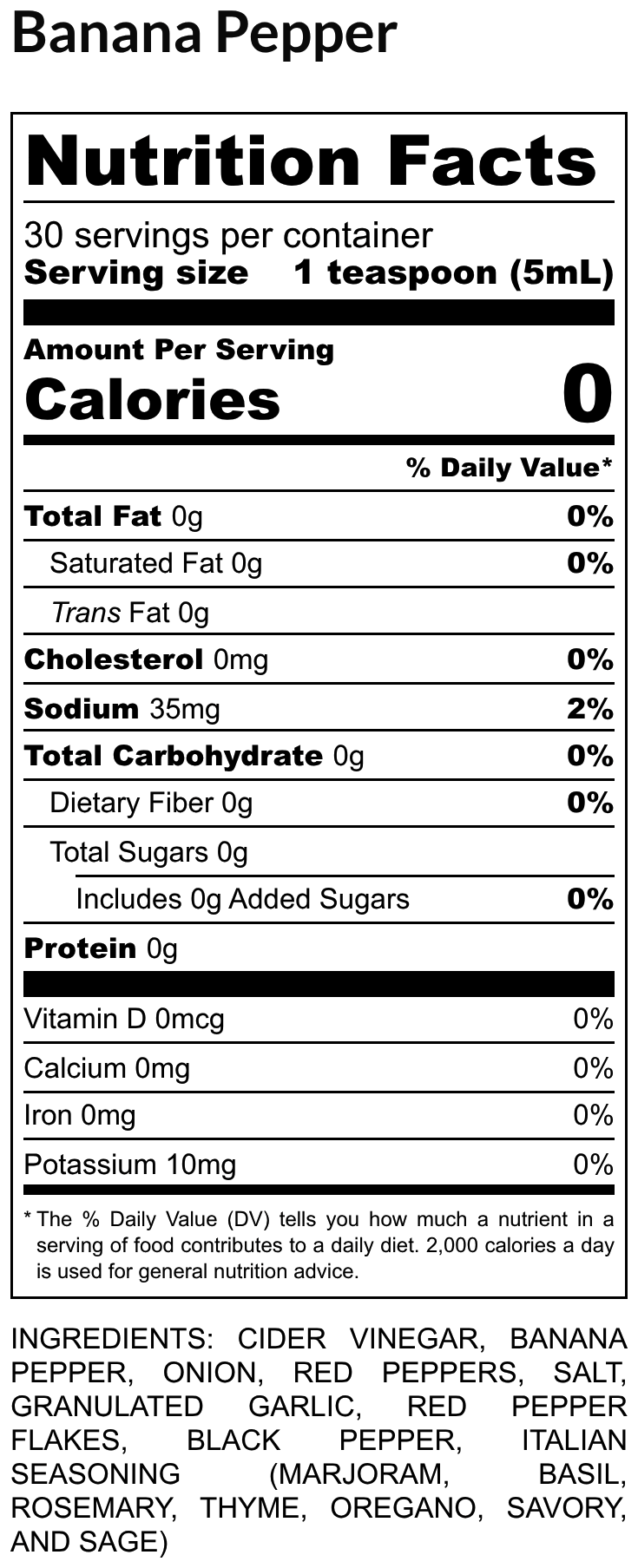 Banana Pepper Hot Sauce