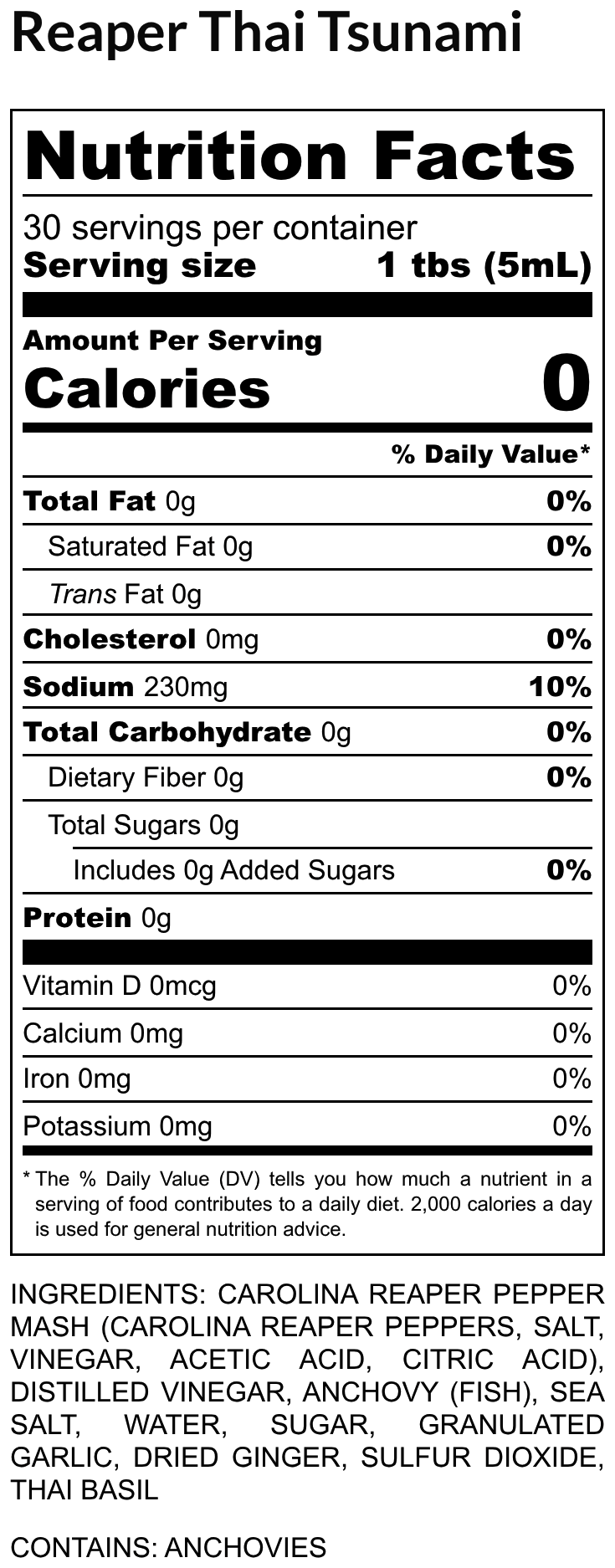 Reapers Thai Tsunami Hot Sauce